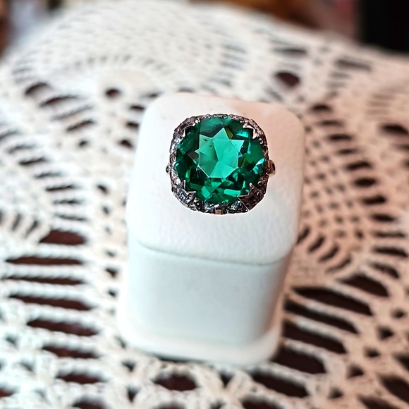 Antique Vintage Sterling Silver Ring - Picture 1 of 5